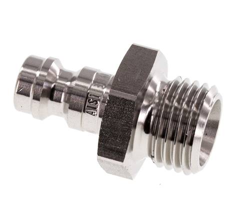 RVS 316L DN 5 Luchtkoppeling Insteeknippel G 1/4 inch Buitendraad