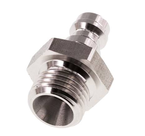 RVS 316L DN 5 Luchtkoppeling Insteeknippel G 1/4 inch Buitendraad