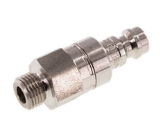 RVS 316L DN 5 Luchtkoppeling Insteeknippel G 1/8 inch Buitendraad Double Shut-Off