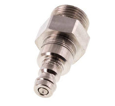 RVS 316L DN 5 Luchtkoppeling Insteeknippel G 3/8 inch Buitendraad Double Shut-Off