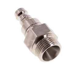 RVS 316L DN 5 Luchtkoppeling Insteeknippel G 3/8 inch Buitendraad Double Shut-Off