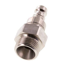 RVS 316L DN 5 Luchtkoppeling Insteeknippel G 3/8 inch Buitendraad Double Shut-Off