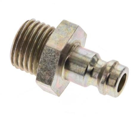 Gehard staal DN 5 Luchtkoppeling Insteeknippel G 1/4 inch Buitendraad