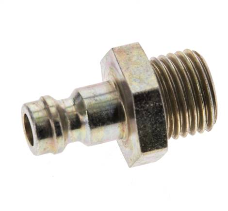 Gehard staal DN 5 Luchtkoppeling Insteeknippel G 1/4 inch Buitendraad