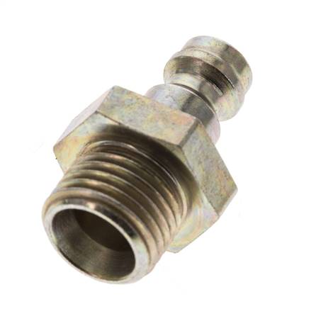 Gehard staal DN 5 Luchtkoppeling Insteeknippel G 1/4 inch Buitendraad