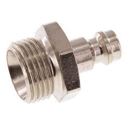 Gehard staal DN 5 Luchtkoppeling Insteeknippel G 3/8 inch Buitendraad