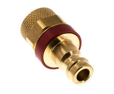 Messing DN 5 Rood Luchtkoppeling Insteeknippel 6x8 mm Push-On