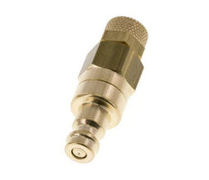 Messing DN 5 Luchtkoppeling Insteeknippel 4x6 mm Push-On Double Shut-Off