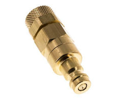Messing DN 5 Luchtkoppeling Insteeknippel 6x8 mm Push-On Double Shut-Off