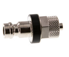 Vernikkeld Messing DN 5 Zwart Luchtkoppeling Insteeknippel 4x6 mm Push-On