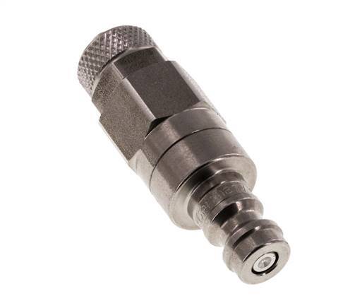 RVS DN 5 Luchtkoppeling Insteeknippel 4x6 mm Push-On Double Shut-Off