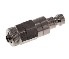 RVS DN 5 Luchtkoppeling Insteeknippel 6x8 mm Push-On Double Shut-Off