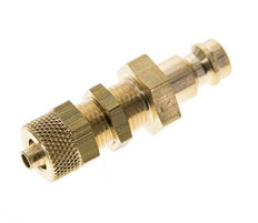 Messing DN 5 Luchtkoppeling Insteeknippel 4x6 mm Push-On Schotkoppeling