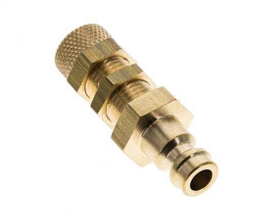 Messing DN 5 Luchtkoppeling Insteeknippel 4x6 mm Push-On Schotkoppeling