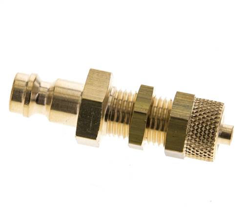 Messing DN 5 Luchtkoppeling Insteeknippel 4x6 mm Push-On Schotkoppeling