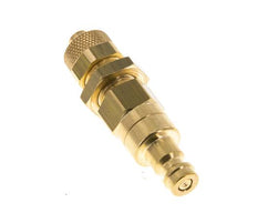 Messing DN 5 Luchtkoppeling Insteeknippel 6x8 mm Push-On Schotkoppeling Double Shut-Off