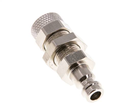 Vernikkeld Messing DN 5 Luchtkoppeling Insteeknippel 6x8 mm Push-On Schotkoppeling
