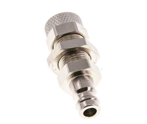 Vernikkeld Messing DN 5 Luchtkoppeling Insteeknippel 6x8 mm Push-On Schotkoppeling