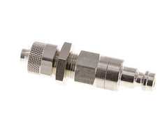 Vernikkeld Messing DN 5 Luchtkoppeling Insteeknippel 6x8 mm Push-On Schotkoppeling Double Shut-Off