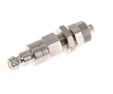 Vernikkeld Messing DN 5 Luchtkoppeling Insteeknippel 6x8 mm Push-On Schotkoppeling Double Shut-Off