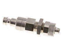 Vernikkeld Messing DN 5 Luchtkoppeling Insteeknippel 6x8 mm Push-On Schotkoppeling Double Shut-Off