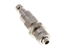 Vernikkeld Messing DN 5 Luchtkoppeling Insteeknippel 6x8 mm Push-On Schotkoppeling Double Shut-Off