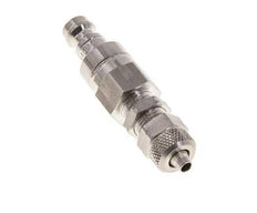 RVS 316L DN 5 Luchtkoppeling Insteeknippel 4x6 mm Push-On Schotkoppeling Double Shut-Off