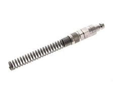 Vernikkeld Messing DN 5 Luchtkoppeling Insteeknippel 6x8 mm Push-On Buigbescherming Double Shut-Off