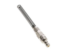Vernikkeld Messing DN 5 Luchtkoppeling Insteeknippel 4x6 mm Push-On Buigbescherming Double Shut-Off