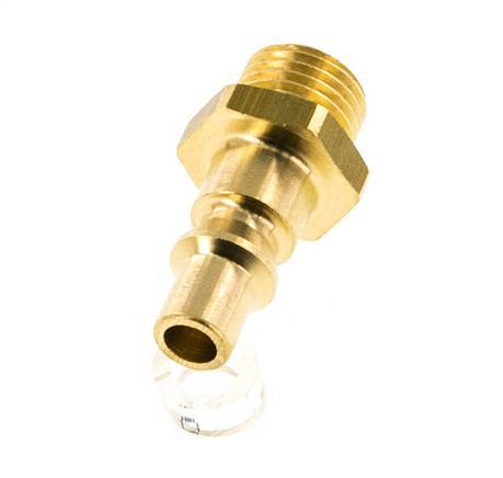 Brass DN 5.5 (Orion) Air Coupling Plug G 1/4 inch Male [5 Pieces]