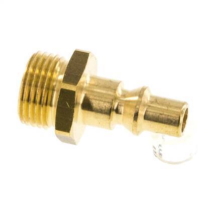 Brass DN 5.5 (Orion) Air Coupling Plug G 3/8 inch Male [5 Pieces]