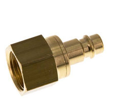 Messing DN 7.2 (Euro) Luchtkoppeling Insteeknippel G 1/2 inch Binnendraad Double Shut-Off