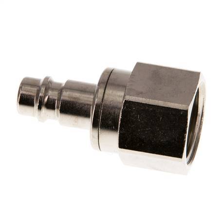 Vernikkeld Messing DN 7.2 (Euro) Luchtkoppeling Insteeknippel G 1/2 inch Binnendraad Double Shut-Off