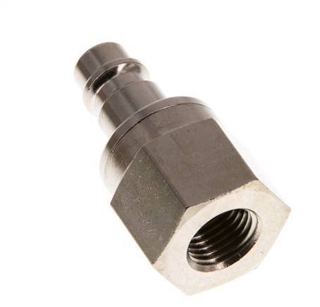Vernikkeld Messing DN 7.2 (Euro) Luchtkoppeling Insteeknippel G 1/4 inch Binnendraad Double Shut-Off