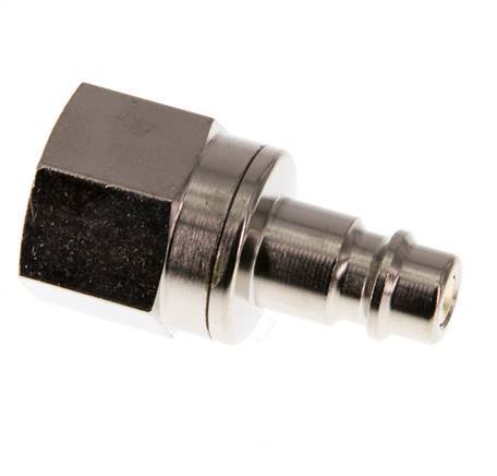Vernikkeld Messing DN 7.2 (Euro) Luchtkoppeling Insteeknippel G 3/8 inch Binnendraad Double Shut-Off