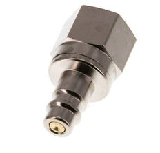 Vernikkeld Messing DN 7.2 (Euro) Luchtkoppeling Insteeknippel G 3/8 inch Binnendraad Double Shut-Off