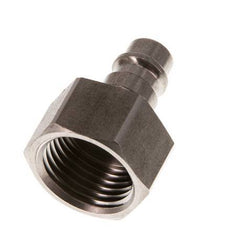 RVS DN 7.2 (Euro) Luchtkoppeling Insteeknippel G 1/2 inch Binnendraad