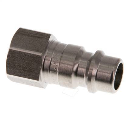 RVS DN 7.2 (Euro) Luchtkoppeling Insteeknippel G 1/8 inch Binnendraad