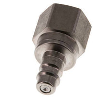 RVS DN 7.2 (Euro) Luchtkoppeling Insteeknippel G 1/2 inch Binnendraad Double Shut-Off