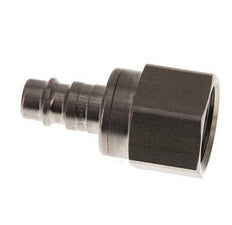 RVS DN 7.2 (Euro) Luchtkoppeling Insteeknippel G 1/2 inch Binnendraad Double Shut-Off