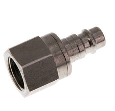 RVS DN 7.2 (Euro) Luchtkoppeling Insteeknippel G 3/8 inch Binnendraad Double Shut-Off