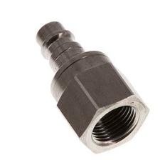 RVS DN 7.2 (Euro) Luchtkoppeling Insteeknippel G 3/8 inch Binnendraad Double Shut-Off