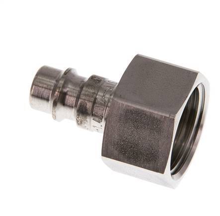 RVS 316L DN 7.2 (Euro) Luchtkoppeling Insteeknippel G 1/2 inch Binnendraad