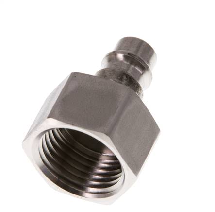 RVS 316L DN 7.2 (Euro) Luchtkoppeling Insteeknippel G 1/2 inch Binnendraad