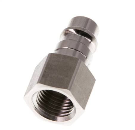 RVS 316L DN 7.2 (Euro) Luchtkoppeling Insteeknippel G 1/4 inch Binnendraad