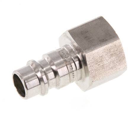 RVS 316L DN 7.2 (Euro) Luchtkoppeling Insteeknippel G 3/8 inch Binnendraad