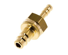 Messing DN 7.2 (Euro) Luchtkoppeling Insteeknippel 6 mm Slangpilaar Safety