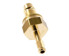Messing DN 7.2 (Euro) Luchtkoppeling Insteeknippel 6 mm Slangpilaar Safety