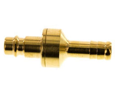 Messing DN 7.2 (Euro) Luchtkoppeling Insteeknippel 10 mm Slangpilaar Double Shut-Off