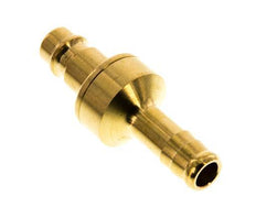 Messing DN 7.2 (Euro) Luchtkoppeling Insteeknippel 10 mm Slangpilaar Double Shut-Off